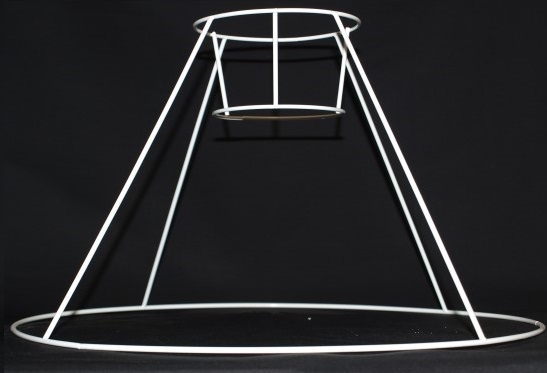 Lampeskærm stativ 13x27x40 (30 cm) BR